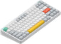 nuphy Halo75 V2 Mechancial Gaming Kyeboard,75% Wireless Hot Swappable Bluetooth Keyboard,83 Kyes RGB Backlit Keyboard,Support Bluetooth/2.4GHz/USB-C (White, Mint (37gf))