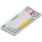 nuphy Halo75 V2 Mechancial Gaming Kyeboard,75% Wireless Hot Swappable Bluetooth Keyboard,83 Kyes RGB Backlit Keyboard,Support Bluetooth/2.4GHz/USB-C (White, Mint (37gf))