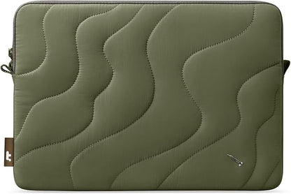 tomtoc 360 Protective Puffy Laptop Sleeve for 13-inch MacBook Air M4(2025)/M3/M2/M1 A3240 A3113, MacBook Pro M2/M1, iPad Air (M3/M2)/Pro M4, Quilted Soft Puffer Bag for 13-inch Surface Pro Copilot+PC