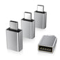 Elebase 4Pack USB to USB C Adapter with Type C Male to 3.0 Female Adaptor