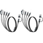4-in-2 Multi Charging Cable for Apple Watch Charger/iPhone/Galaxy Charger