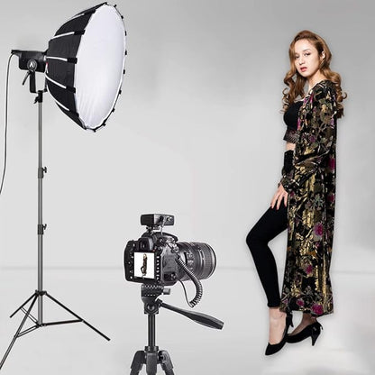 Heavy Duty Aluminum Alloy Photography Video Tripod Light Stands, Tripod Stands for Softboxes, Umbrellas, Reflectors, Lights - Pack of 2, 9.19 Feet/2.8M