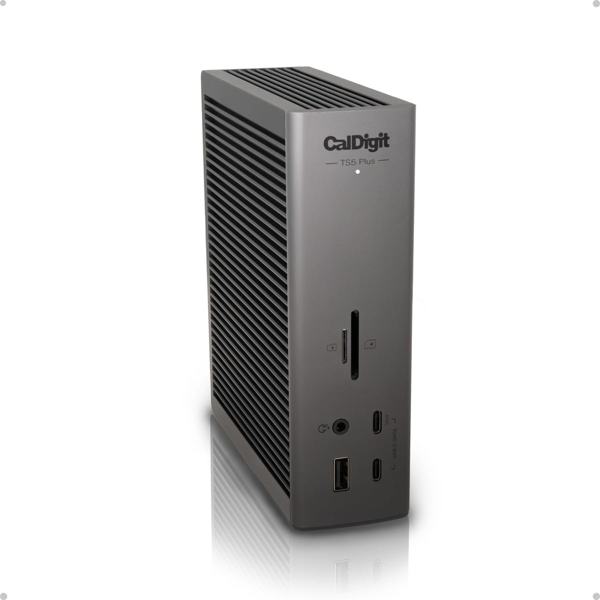 CalDigit TS5 Plus Thunderbolt 5 Docking Station: 20-Port PCIe-10GbE Mac|PC