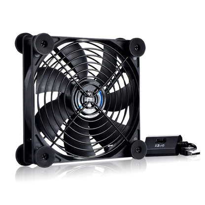 SCCCF Quiet 120mm USB Fan, 5V USB Portable Cooling Fan for Flat Panel TV Receiver Router DVR PlayStation Xbox Computer Cabinet Cooler