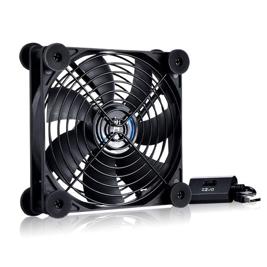 SCCCF Quiet 120mm USB Fan, 5V USB Portable Cooling Fan for Flat Panel TV Receiver Router DVR PlayStation Xbox Computer Cabinet Cooler