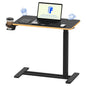 FLEXISPOT 28" Mobile Standing Desk Pneumatic Lift Computer Workstations
