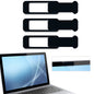 Webcam Cover, 3 Pieces, Laptop Camera Cover, Privacy Shielding Capacity is Twice as Big as The Traditional, Suitable for Computer Mobile Phones, laptops, Tablets and so on (Black)