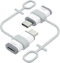 MoKo 2 Pack Lightning to USB C Adapter for iPhone Air 17 16 16e 15 Pro Max Plus, iPad, Galaxy - NOT for Earphones/Microphone/Flash Drive/iPencil, USB-C to Lightning Adapter ONLY for Charging/Data Sync