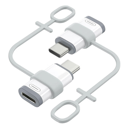 MoKo 2 Pack Lightning to USB C Adapter for iPhone Air 17 16 16e 15 Pro Max Plus, iPad, Galaxy - NOT for Earphones/Microphone/Flash Drive/iPencil, USB-C to Lightning Adapter ONLY for Charging/Data Sync