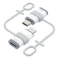 MoKo 2 Pack Lightning to USB C Adapter for iPhone Air 17 16 16e 15 Pro Max Plus, iPad, Galaxy - NOT for Earphones/Microphone/Flash Drive/iPencil, USB-C to Lightning Adapter ONLY for Charging/Data Sync