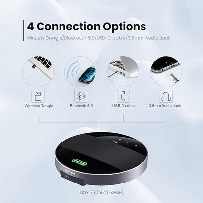 20x Zoom Conference Room Camera System TONGVEO All-in-1 Video and Audio Conferencing System 20X Optical Zoom USB3.0 HDMI PTZ Camera and Conference speaker with microphone Bundle for large Meeting Room