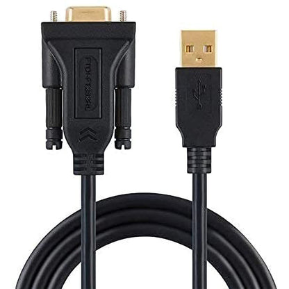 CableCreation USB to RS232 DB9 Serial Adapter Cable, FTDI Chipset, 6.6FT/2M