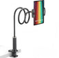 K-MT 【38.7inch/98cm】 Tablet Phone Holder Bed Gooseneck Mount, Mount Holder Clip with Grip Flexible Long Arm Compatible for ipad iPhone/Switch/Samsung Tabs/Kindle Fire HD K-MT(Black)