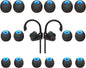 Earbud Tips Ear Bud Tips Soft Anti Slip Washable and Reusable Silicone Replacement Earbud Tips Fit Most in-Ear Earbuds(Inner Hole 3.8mm -5.1mm) 18pcs S M L