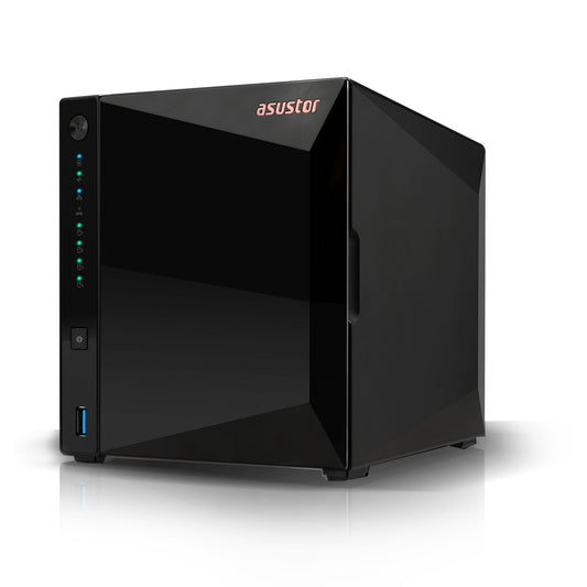 Asustor Drivestor 4 Pro Gen2 AS3304T v2, 4 Bay NAS, 1.7GHz Quad-Core, 2GB RAM DDR4, 2.5GbE High-Speed Network, Personal Media Server, Best Value Home Cloud, Network Attached Storage(Diskless)