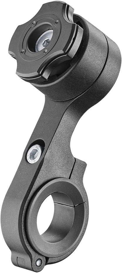 Interphone QUIKLOX Bicycle Mobile Phone Holder for Handlebar - Smartphone Holder for Road Bikes and Mountain Bikes - Bicycle Mount for Smartphone Compatible with Handlebars from 22 mm to 31.8 mm