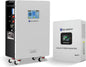 ECO-WORTHY Home Power Station Backup, 48V 280AH LiFePO4 Battery with 5KW Inverter, Communication Support, for Home Backup, Emergency, Solar Energy System
