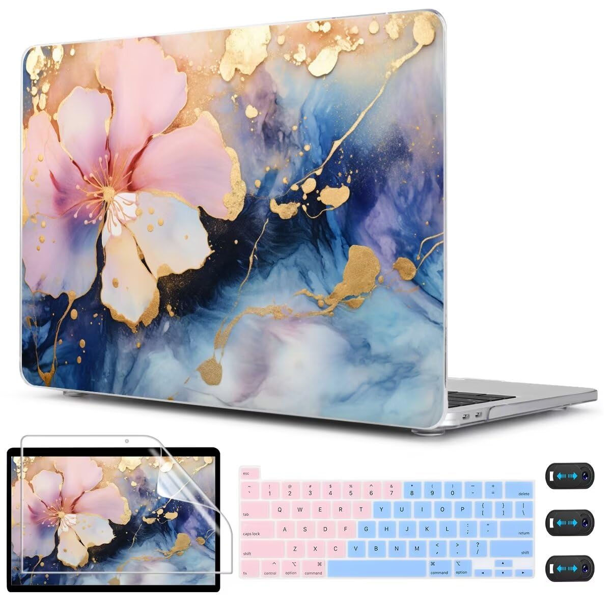CISSOOK Compatible with MacBook Pro 13 inch Case 2025-2016 Release M2 M1