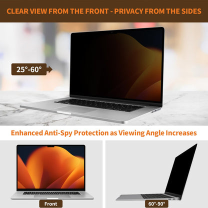 BSPROTE Privacy Screen for MacBook Pro 16 Inch 2019 (A2141), Removable Anti-Spy Filter for Mac Pro 16.1", Eye Protection HD Anti-Scratch