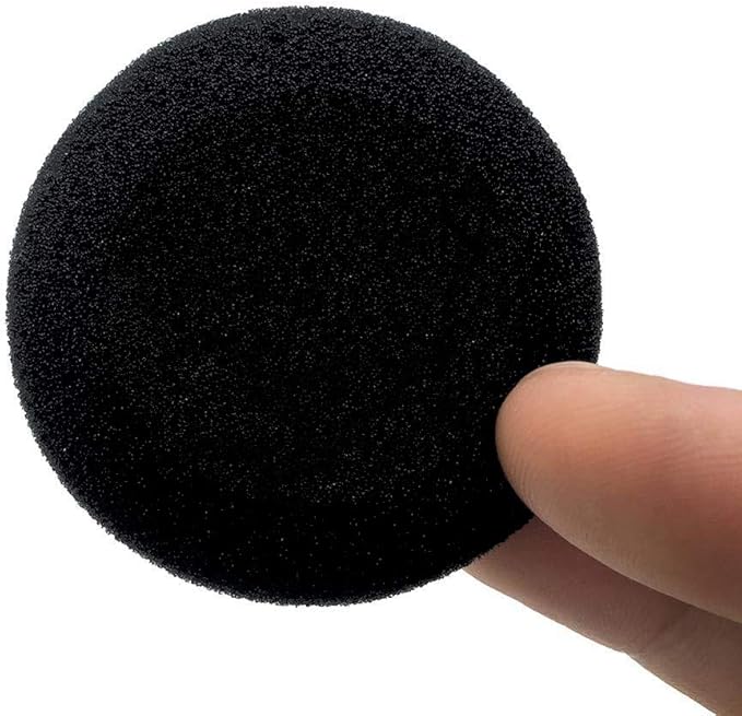 Foam Ear Pad Replacement Cushions, Headphone Earphone Headset Disposable Sponge Covers (50mm - 2") 5 Pairs