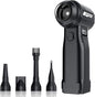 Instant Dust Removal — Compressed Air Duster 90,000 RPM with 40mm Nozzle, LED Light, TFT Display, 9-Speed Adjustable Rechargeable Air Duster, 10,000mAh Battery, 5 Nozzles for Computer,blowers