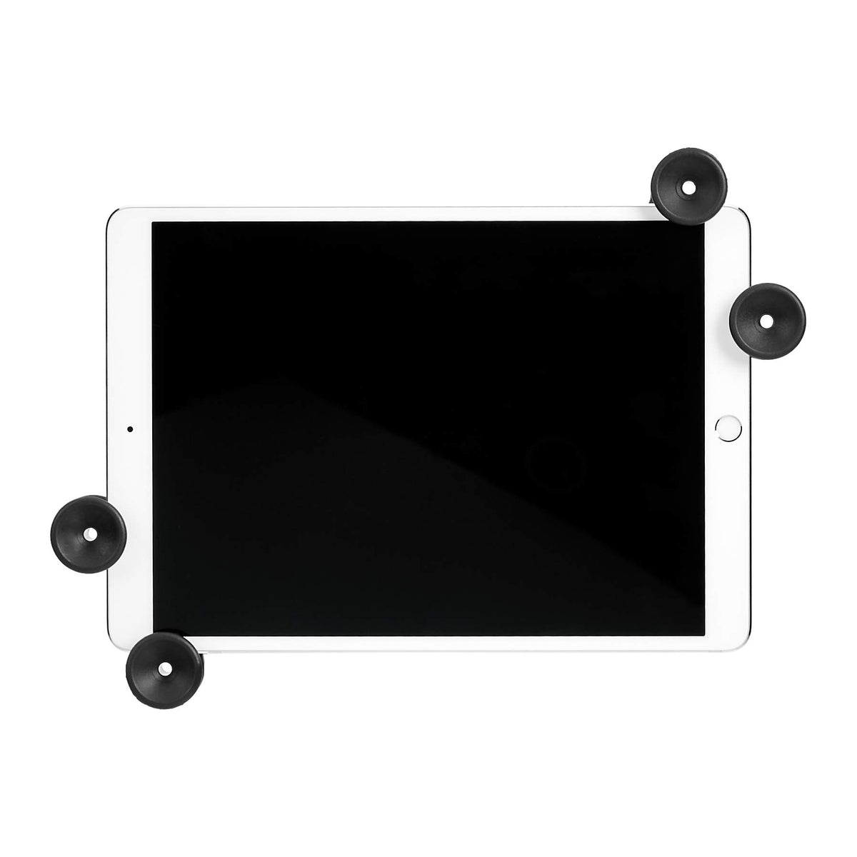 Amazon Basics Adjustable Tablet Holder for Music Stand, Secure Portable iPad Holder with 360 Degree Swivel, Fits 7-11" Screens, Black