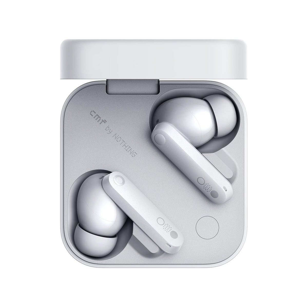 CMF Buds Pro 2 Wireless Earbuds with Smart Dial, 50dB Hybrid Noise Cancelling Earbuds Wireless Bluetooth 5.3, 11mm Bass with LDAC, 6 Hi-Res Audio Mics, 43H Playtime, Fast Charging Case, Light Grey