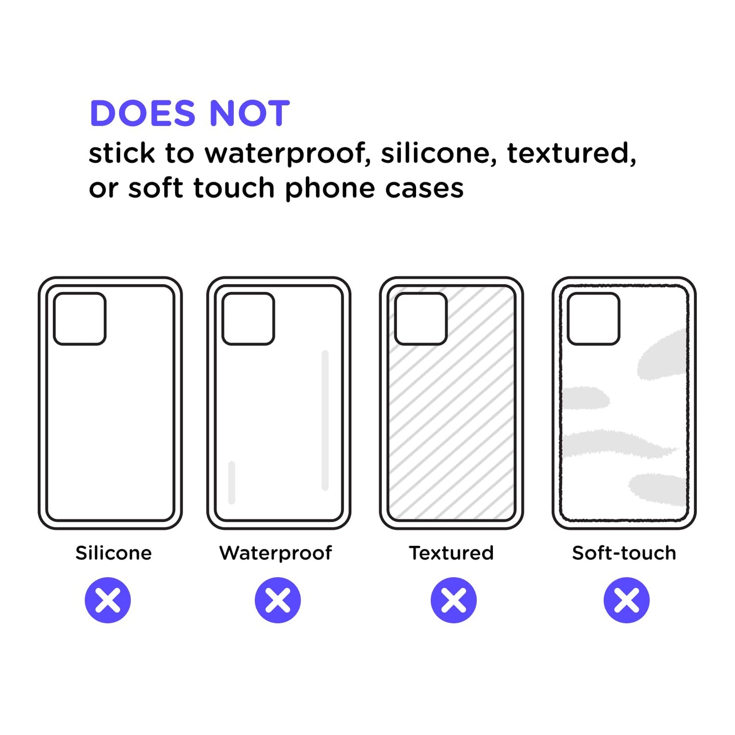 PopSockets Adhesive Phone Grip, Holder, Phone Stand, Purple - Aura Sunrise