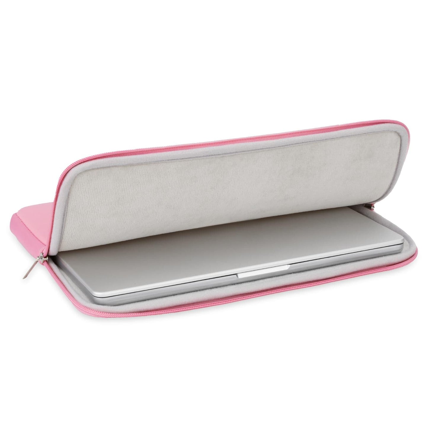 RAINYEAR 15.6 Inch Laptop Sleeve Case Soft Lining Padded Cover, Pink