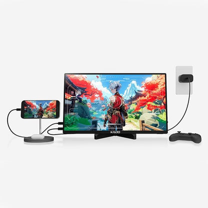 Kado Tablet Stand for Portable Monitor, Adjustable Tablet Holder Foldable, iPad Accessories for Office Compatible with Kindle, Switch, Surface Pro, iPad Pro/Air/Mini, iPhone Pro/Max/Plus