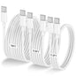 3-Pack [3.3FT+6.6FT+10FT] 60W USB C to USB C Cable, Type C to Type C Cable,Fast Charging Cable for iPhone 16 15 Pro Plus Pro Max，for Galaxy S25 S24, for iPad Pro/Air, for MacBook Pro/Air and More