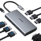 USB C Docking Station Dual Monitor Computer Multiple Monitor Hub Adapter