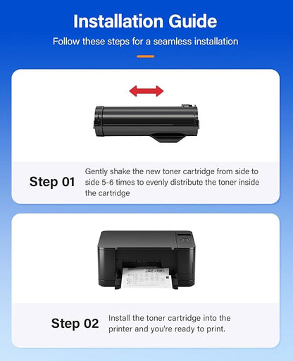 VersaLink B400 B405 106R03582 Black Toner Cartridge 2-Pack Replacement for Xerox 106R03580 106R03584 Toner Compatible with Xerox VersaLink B400 B400N B400DN B405 B405N B405DN Laser Printer Ink Copier