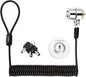 Security Hardware Cable Lock Kit,Retractable Cable Lock Portable Keyed Laptop Lock 3 Keys 6.2Ft for Monitors, Laptops, MacBooks, Tablets, iPad,Mac mini, (Keyed Different)