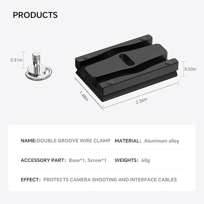 Camera Cable Lock Clamp,DSLR Camera Digital USB Cable Lock Clip Clamp HDMI Protector DSLR Cable Clamp smallrig Tool