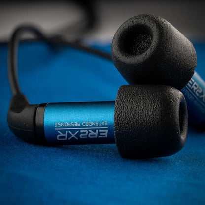 Comply 100 Core Series | Memory Foam Replacement IEM Ear Tips for Etymotic, Westone, Klipsch & More | Superior Noise Isolation, Ultimate Comfort, Secure Fit | TechDefender, Black, (S/M/L) (3 Pairs)
