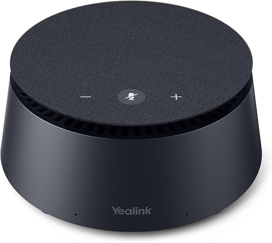 Yealink CPE40 Conference Speaker, Expansion Microphone for CP50, Ai Noise Cancellation, 8 360° Omni Mics Array, 19.6ft Pickup, Daisy Chain up to 7 Speakerphones for Zoom, Teams, Large Meeting Room