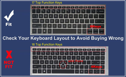 Colorful Keyboard Cover for HP EliteBook 830 835 840 845 1040 G9 G10 2025 2024 2023 2022 13.3 14 inch Laptop Accessories Keyboard Protective Skin (Not fit The 830/840/845/1040 G11 G8 G7 G6 G5 G4 G3)