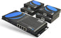 OREI 1x2 4K HDMI Extender Splitter Over CAT6 132ft, EDID, LPCM 7.1 HDCP 1.4