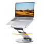 Nulaxy 18" Height Telescopic 360 Rotating Aluminum Laptop Stand Desk, Gray
