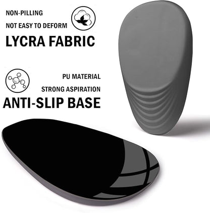 Ergonomic Mouse Pad with Wrist Rest Support,Mousepad Relief Carpal Tunnel Pain, Entire Memory Foam Mouse Pad with Non-Slip PU Base, Wireless Mouse Pad, Gray