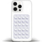 JingJinYY Medium-Sized Silicone Suction Phone Case Adhesive Mount, Enhanced Suction Power and Upgraded Thickened Sticky Phone Grip, Durable, Hands-Free Sticky Phone Holder, 2.28"x3.46" (White)