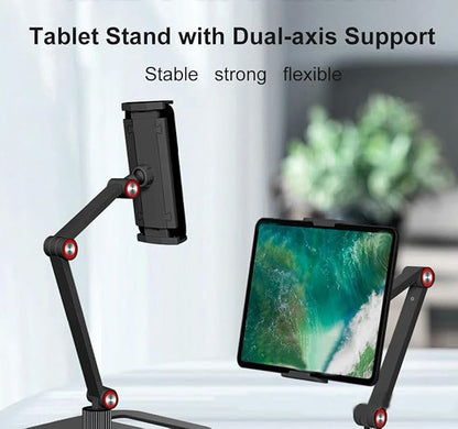 Tablet Stand Holder, Stable Portable Space-Saving Multi-Device Holder for Home, Office, Kitchen