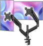 Simple Trending Dual Monitor Stand for 17-32 inch Computer Screens, Computer Stand, Adjustable Stand for 2 Monitors Holds up to 20 lbs, Black
