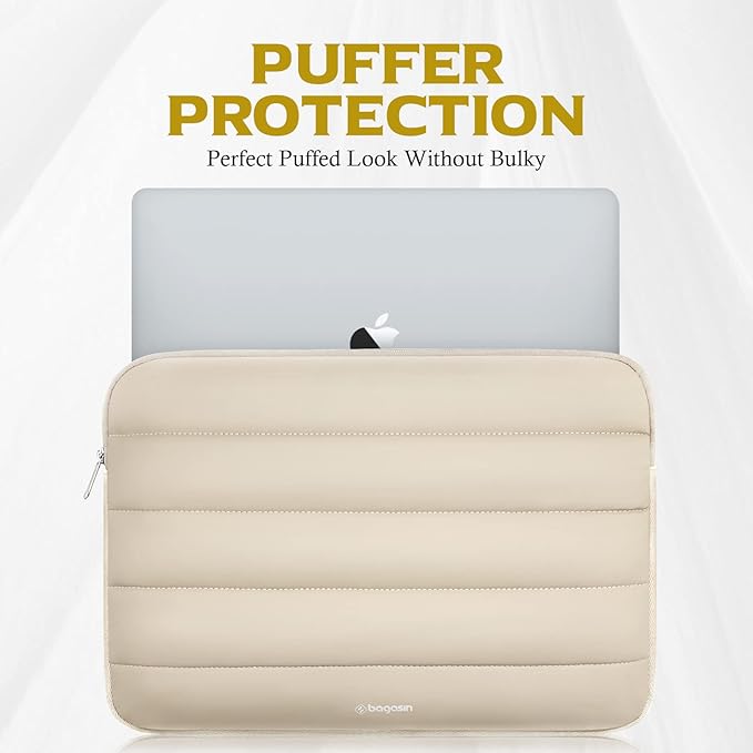 Laptop Sleeve Bag, 15 15.6 16 Inch TSA Laptop Bag Protective Sleeve Waterproof with 4-Layer Protection Laptop Sleeve for MacBook, HP, Dell, Lenovo, Asus Notebook