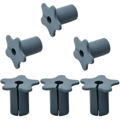 EASYEAH 2pc Black Starlink Cable Grommets 1" Silicone Wire Hole Grommet