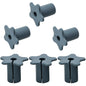 EASYEAH 2pc Black Starlink Cable Grommets 1" Silicone Wire Hole Grommet