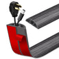 LSGCQ Floor Cord Cover Self Adhesive Cord Hider Floor Cable Management