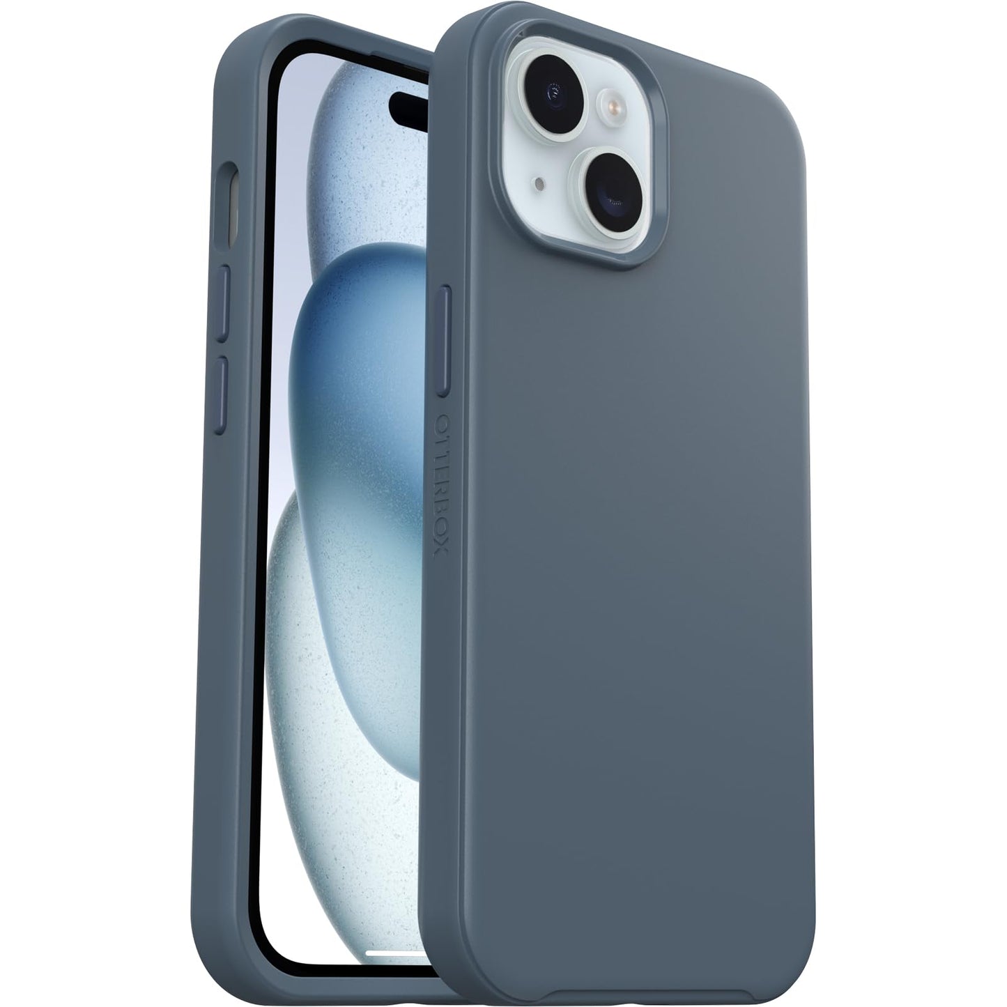OtterBox iPhone 16e, 15, 14, & 13 Symmetry Series Case - BLUETIFUL (Blue), Snaps to MagSafe, Ultra-Sleek, Raised Edges Protect Camera & Screen