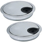 EASYEAH 2 Pcs Desk Grommet 2" / 50 mm, Zinc Alloy Desk Cord Hole Cover